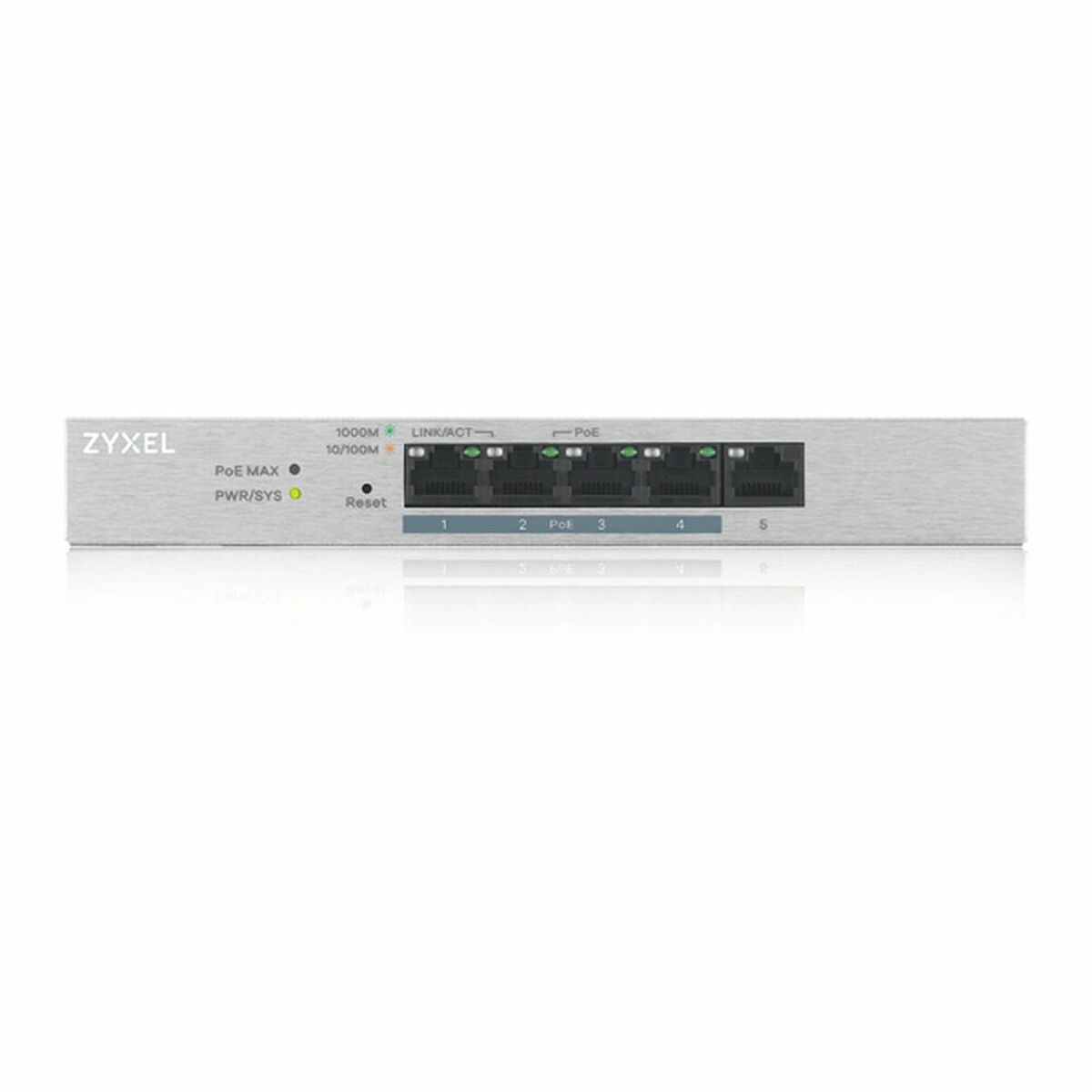 Switch ZyXEL GS1200-5HPV2-EU0101F Grå